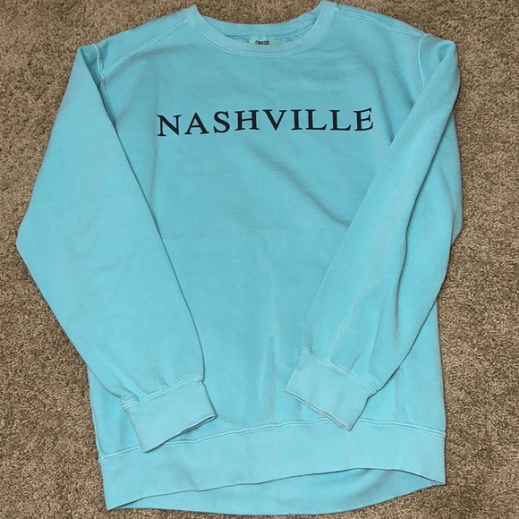 Comfort Colors Sweaters - nashville comfort colors crewneck